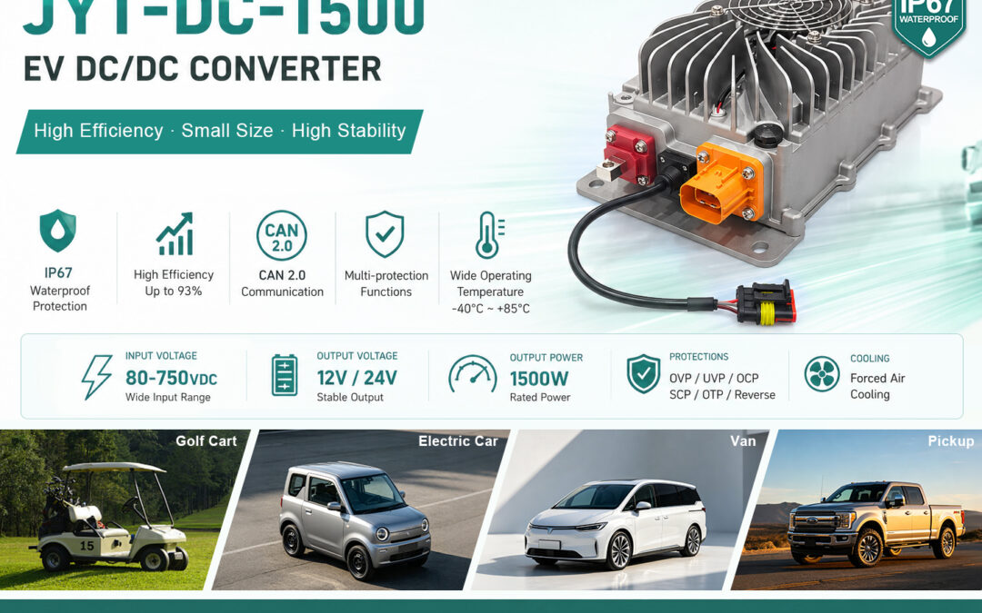 JYT-DC-1500 DC/DC Converter High Efficiency Automotive DC/DC Converter for Electric Vehicles